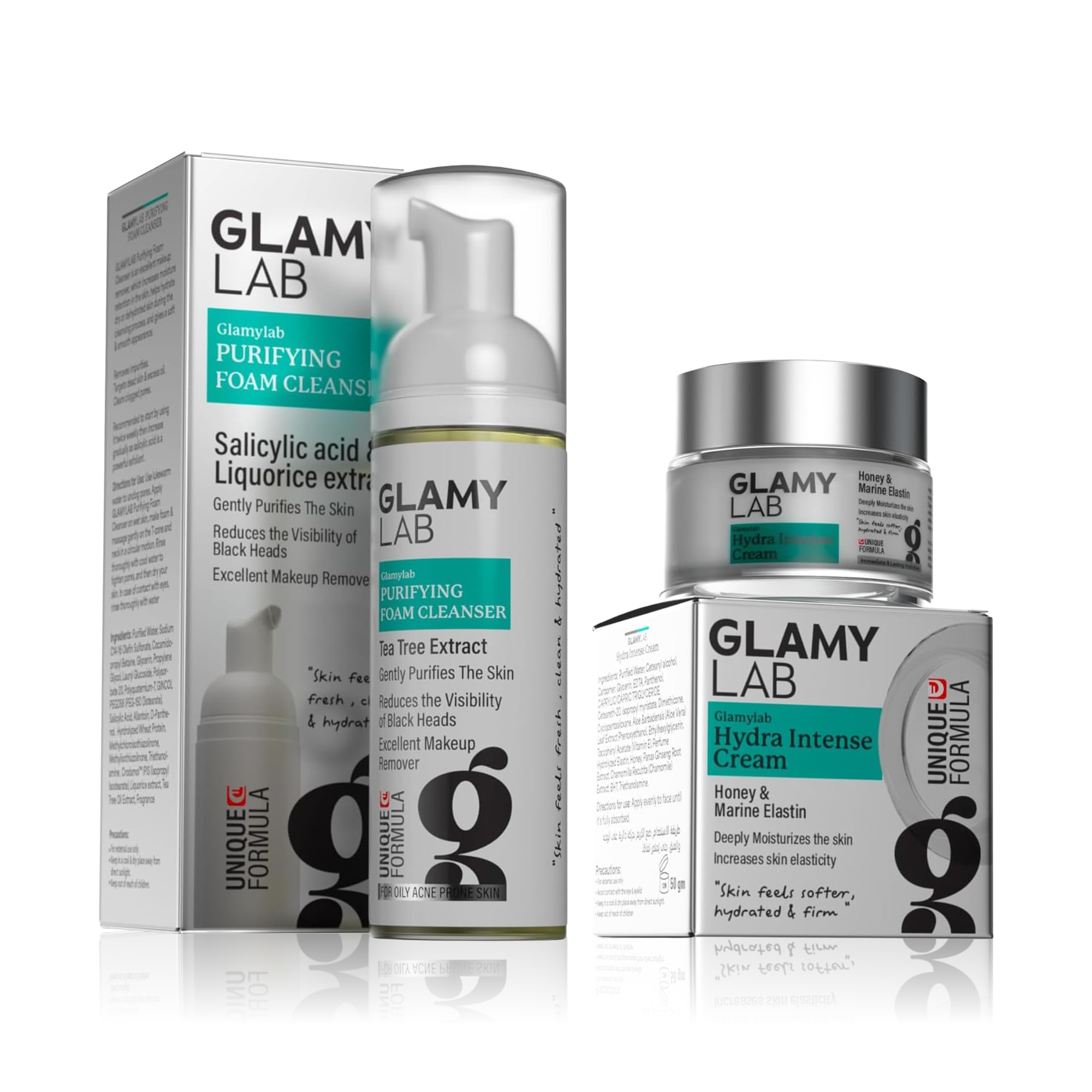 عرض غسول فوم + كريم مرطب