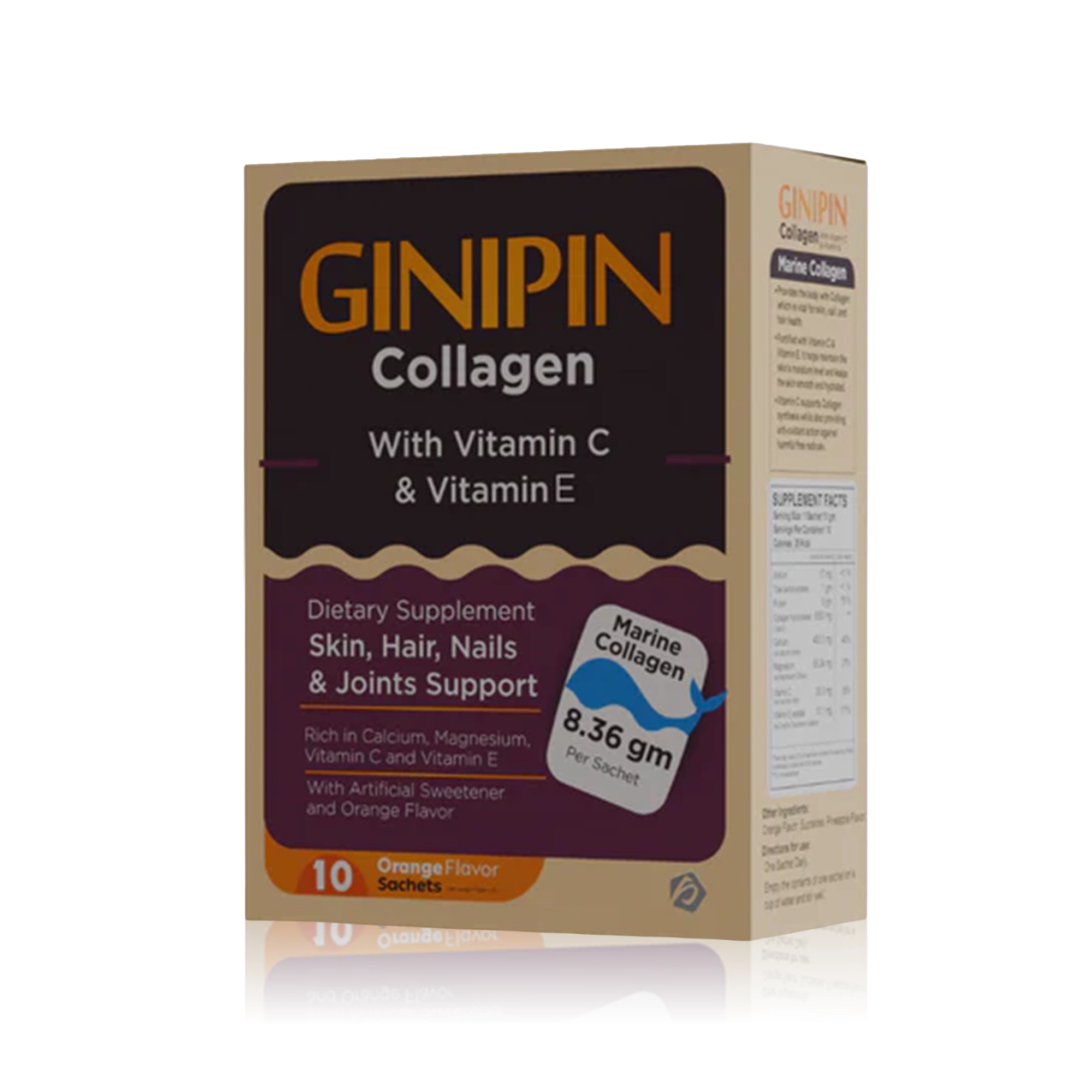 أكياس كولاجين مع فيتامين سي وفيتامين إي