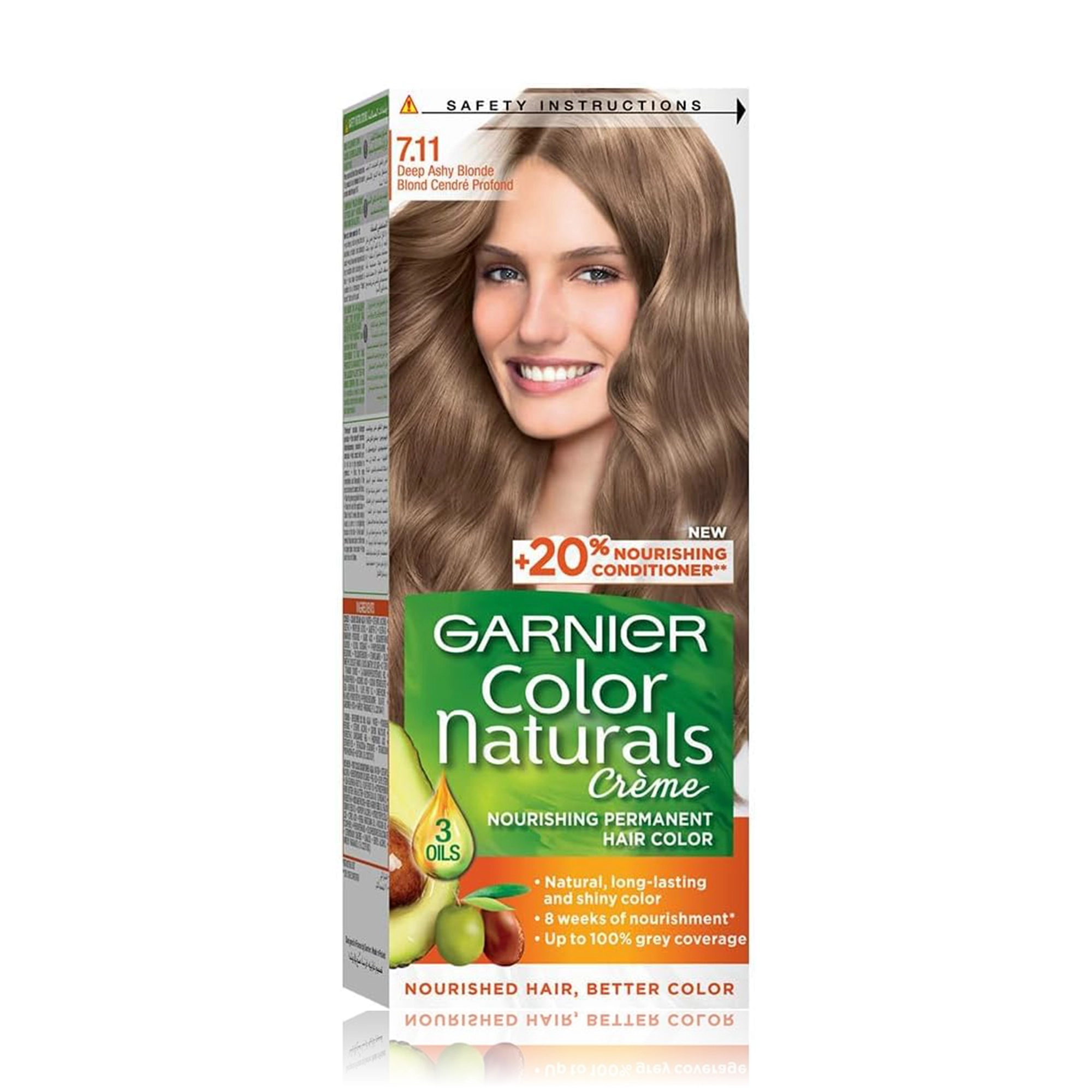 صبغة شعر - أشقر رمادي غامق 7.11