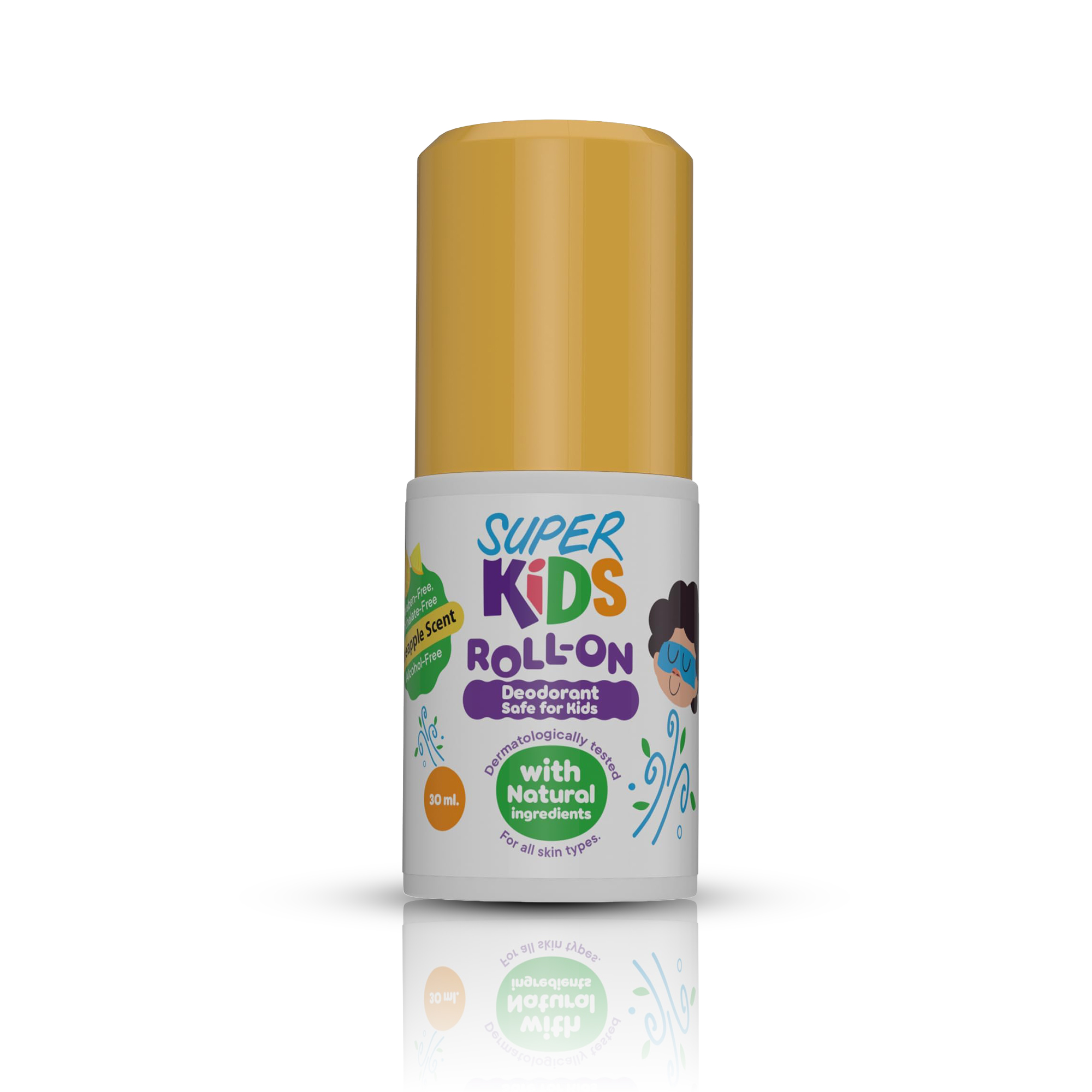 مزيل عرق رول اون للأطفال برائحة الأناناس